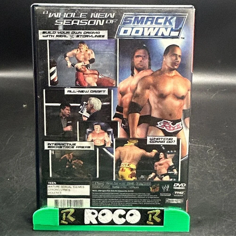 WWE SmackDown! Shut Your Mouth PS2 (PlayStation 2, 2002) Complete W/ Manual